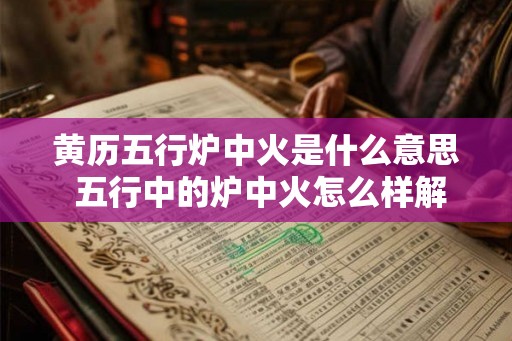 黄历五行炉中火是什么意思 五行中的炉中火怎么样解释