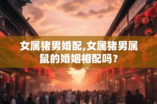 女属猪男婚配,女属猪男属鼠的婚姻相配吗？