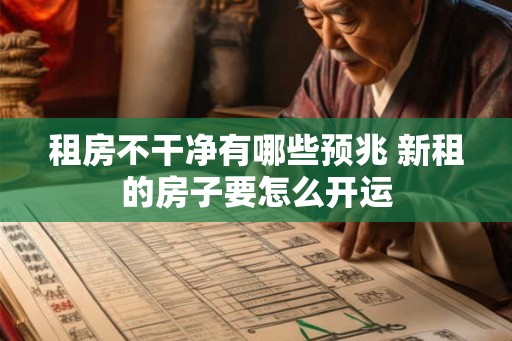 租房不干净有哪些预兆 新租的房子要怎么开运