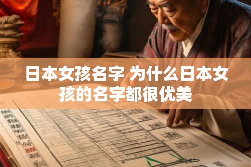 日本女孩名字 为什么日本女孩的名字都很优美