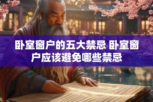 卧室窗户的五大禁忌 卧室窗户应该避免哪些禁忌