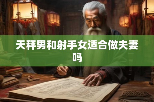 天秤男和射手女适合做夫妻吗 天秤男和射手女适合做夫妻吗