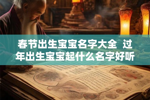 春节出生宝宝名字大全  过年出生宝宝起什么名字好听吉利