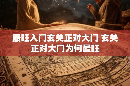 最旺入门玄关正对大门 玄关正对大门为何最旺