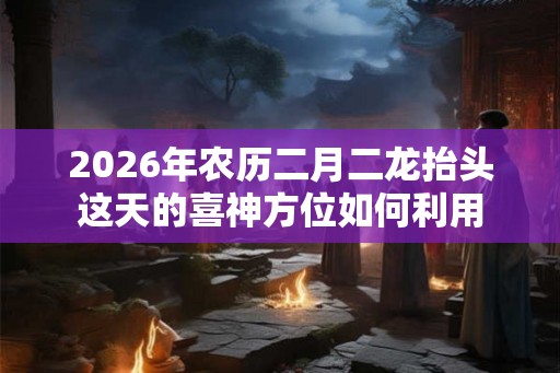 2026年农历二月二龙抬头这天的喜神方位如何利用