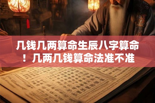 几钱几两算命生辰八字算命!几两几钱算命法准不准 几钱几两算命生辰八字算命!几两几钱算命法准不准