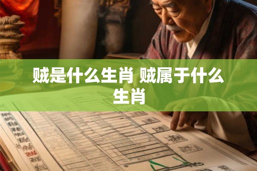 贼是什么生肖 贼属于什么生肖