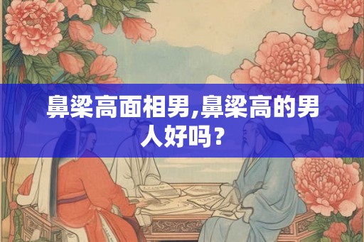 鼻梁高面相男,鼻梁高的男人好吗? 鼻梁高面相男,鼻梁高的男人好吗?