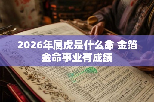 2026年属虎是什么命 金箔金命事业有成绩 2026年属虎是什么命 金箔金命事业有成绩
