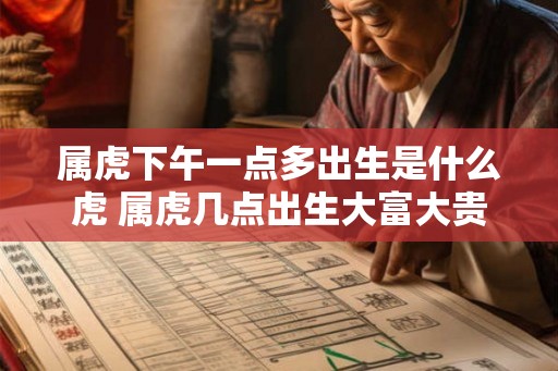 属虎下午一点多出生是什么虎 属虎几点出生大富大贵