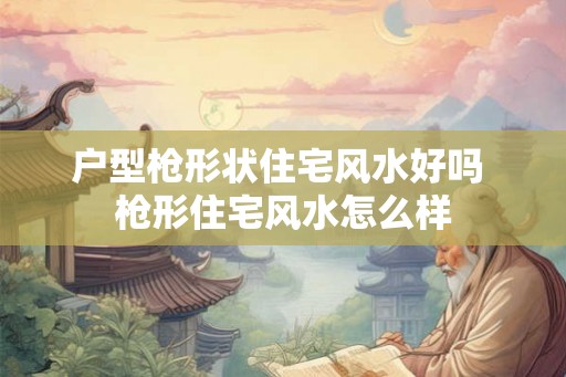 户型枪形状住宅风水好吗 枪形住宅风水怎么样