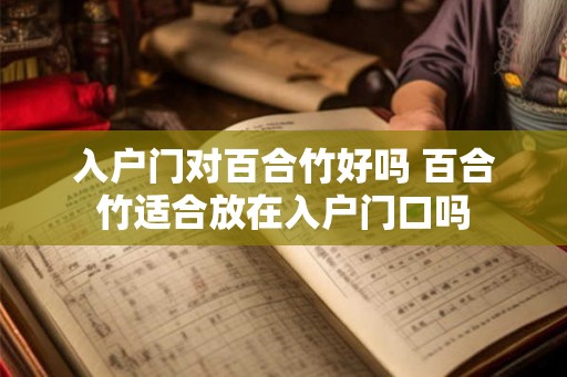 入户门对百合竹好吗 百合竹适合放在入户门口吗