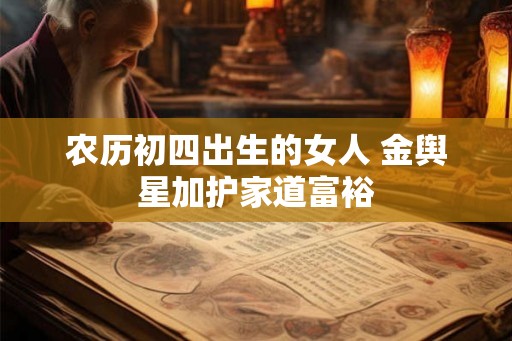 农历初四出生的女人 金舆星加护家道富裕 农历初四出生的女人 金舆星加护家道富裕