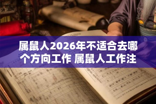 属鼠人2026年不适合去哪个方向工作 属鼠人工作注意事项 属鼠人2026年不适合去哪个方向工作 属鼠人工作注意事项