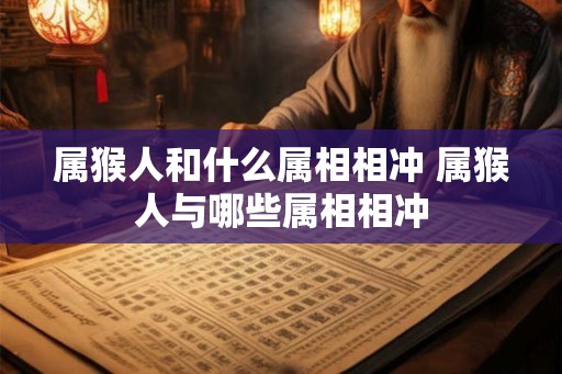 属猴人和什么属相相冲 属猴人与哪些属相相冲 属猴人和什么属相相冲 属猴人与哪些属相相冲