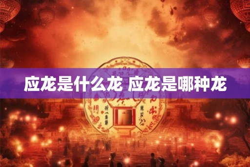 应龙是什么龙 应龙是哪种龙 应龙是什么龙 应龙是哪种龙