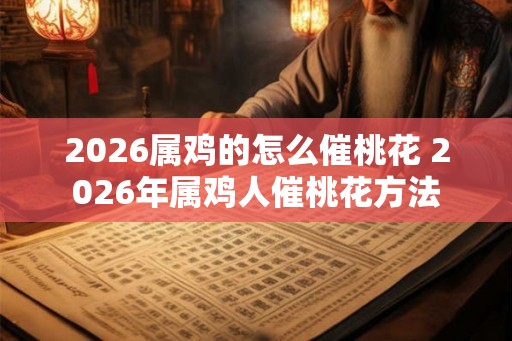 2026属鸡的怎么催桃花 2026年属鸡人催桃花方法 2026属鸡的怎么催桃花 2026年属鸡人催桃花方法