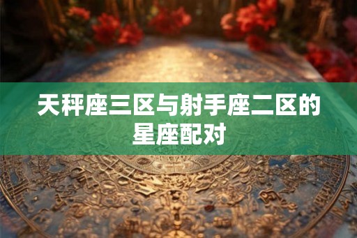 天秤座三区与射手座二区的星座配对