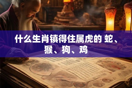 什么生肖镇得住属虎的 蛇、猴、狗、鸡