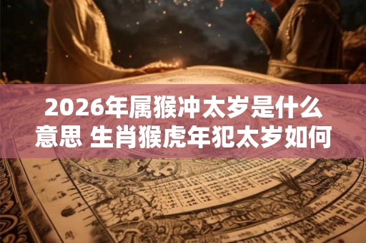 2026年属猴冲太岁是什么意思 生肖猴虎年犯太岁如何化解