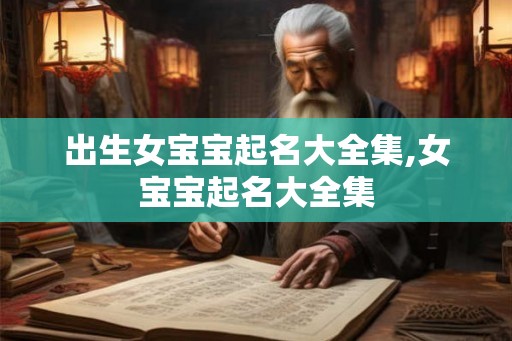出生女宝宝起名大全集,女宝宝起名大全集