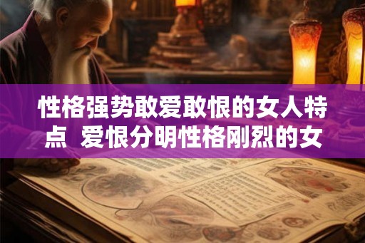 性格强势敢爱敢恨的女人特点  爱恨分明性格刚烈的女人