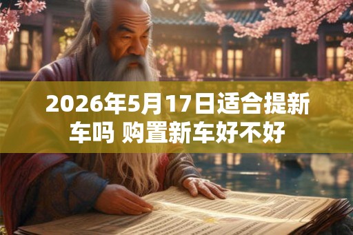 2026年5月17日适合提新车吗 购置新车好不好 2026年5月17日适合提新车吗 购置新车好不好
