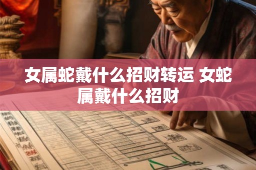 女属蛇戴什么招财转运 女蛇属戴什么招财 女属蛇戴什么招财转运 女蛇属戴什么招财