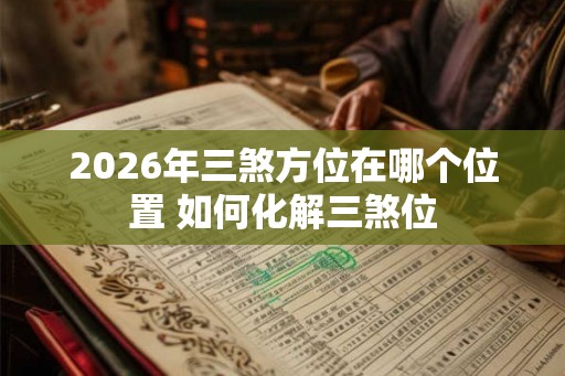 2026年三煞方位在哪个位置 如何化解三煞位 2026年三煞方位在哪个位置 如何化解三煞位