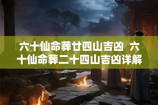 六十仙命葬廿四山吉凶  六十仙命葬二十四山吉凶详解