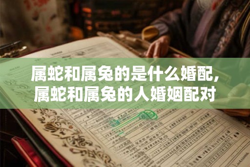 属蛇和属兔的是什么婚配,属蛇和属兔的人婚姻配对