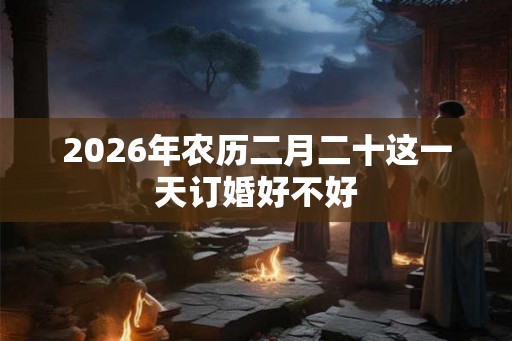 2026年农历二月二十这一天订婚好不好