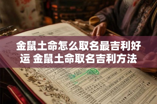 金鼠土命怎么取名最吉利好运 金鼠土命取名吉利方法