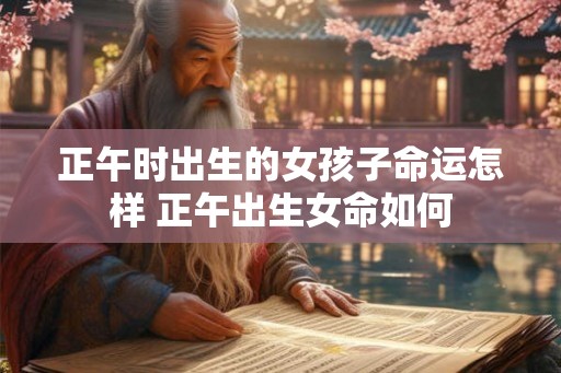 正午时出生的女孩子命运怎样 正午出生女命如何 正午时出生的女孩子命运怎样 正午出生女命如何