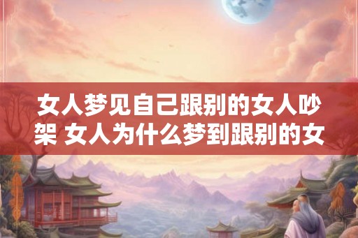 女人梦见自己跟别的女人吵架 女人为什么梦到跟别的女人吵架 女人梦见自己跟别的女人吵架 女人为什么梦到跟别的女人吵架