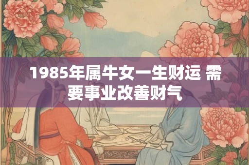 1985年属牛女一生财运 需要事业改善财气