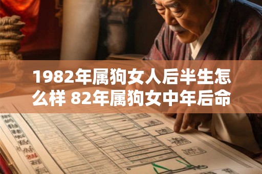 1982年属狗女人后半生怎么样 82年属狗女中年后命运如何