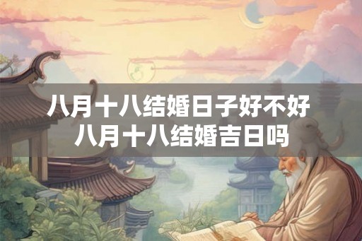 八月十八结婚日子好不好 八月十八结婚吉日吗