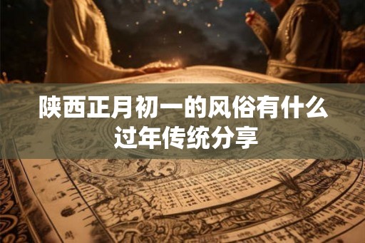陕西正月初一的风俗有什么 过年传统分享 陕西正月初一的风俗有什么 过年传统分享