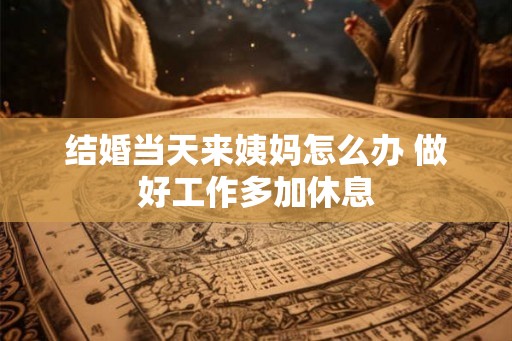 结婚当天来姨妈怎么办 做好工作多加休息