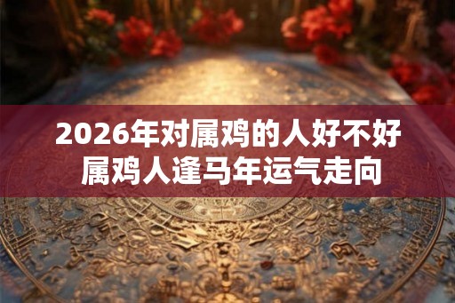 2026年对属鸡的人好不好 属鸡人逢马年运气走向