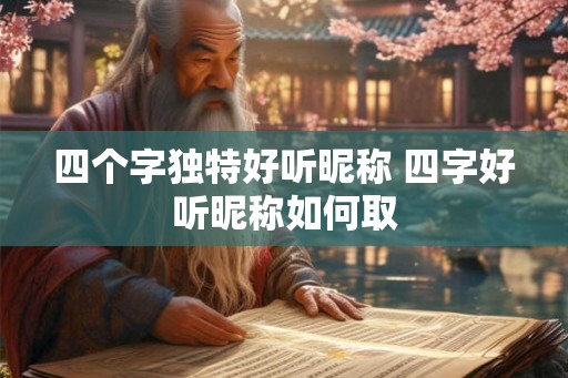 四个字独特好听昵称 四字好听昵称如何取 四个字独特好听昵称 四字好听昵称如何取