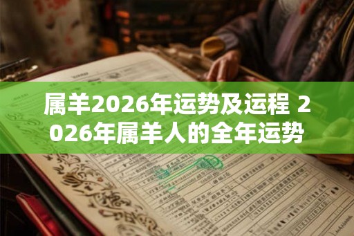 属羊2026年运势及运程 2026年属羊人的全年运势