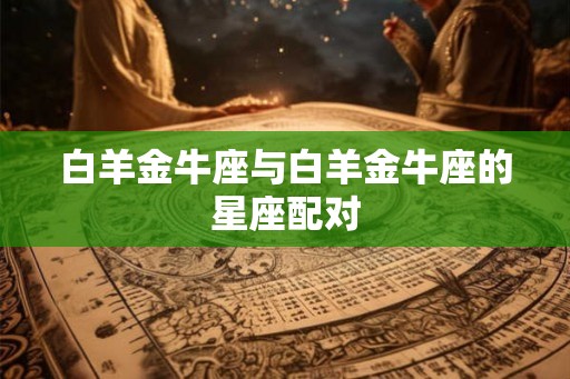 白羊金牛座与白羊金牛座的星座配对