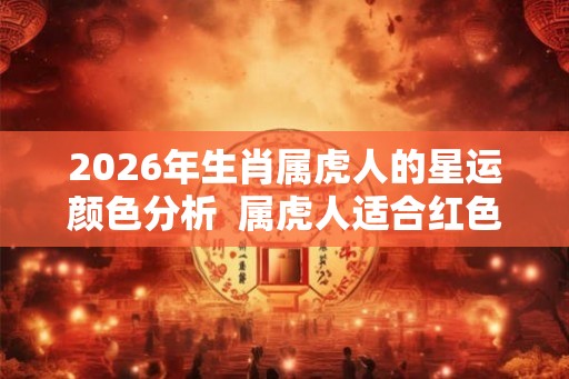2026年生肖属虎人的星运颜色分析  属虎人适合红色吗