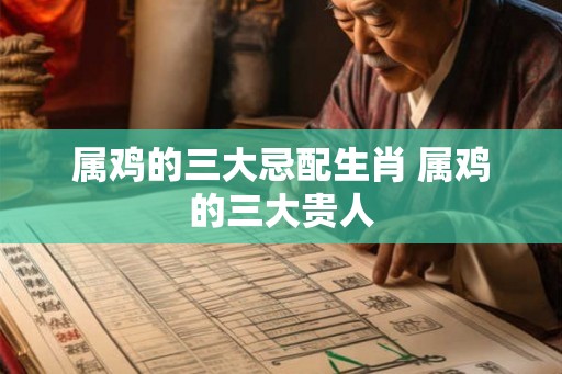 属鸡的三大忌配生肖 属鸡的三大贵人