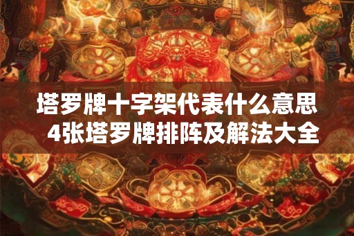 塔罗牌十字架代表什么意思  4张塔罗牌排阵及解法大全