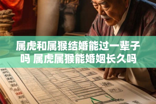 属虎和属猴结婚能过一辈子吗 属虎属猴能婚姻长久吗