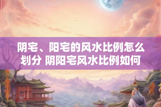 阴宅、阳宅的风水比例怎么划分 阴阳宅风水比例如何分配