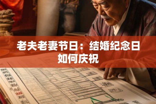 老夫老妻节日：结婚纪念日如何庆祝